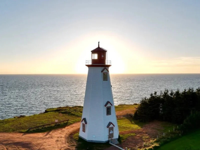 PEI lighthouse coastline — Shaheen Taxi island-wide Prince Edward Island service